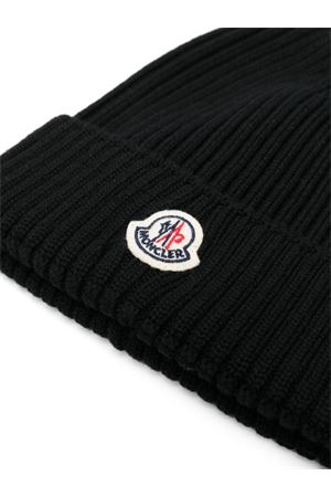 black virgin wool beanie MONCLER KIDS | J29543B00012M1131999